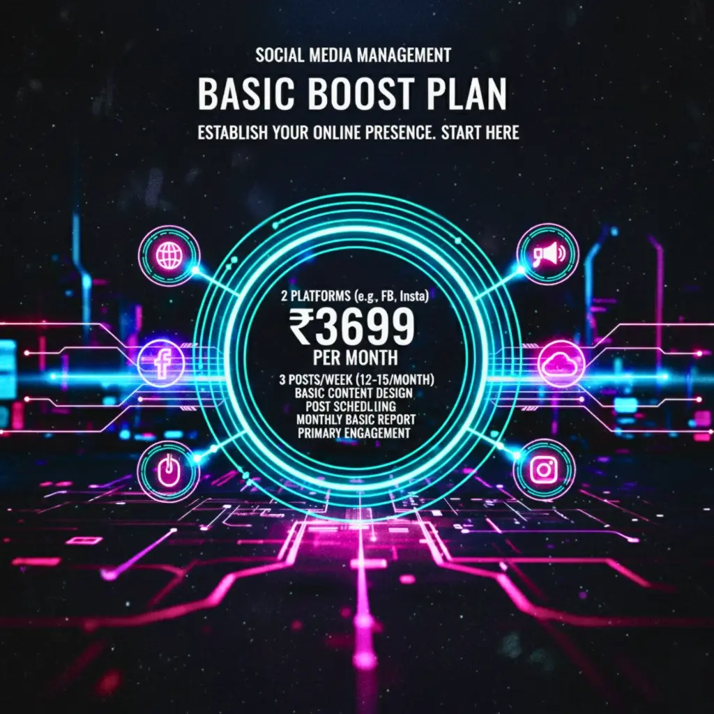Social Media Management Basic Boost Plan (Monthly)